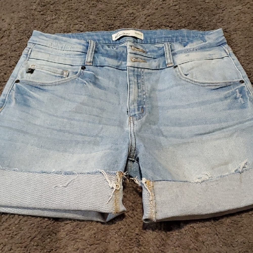 KanCan Light Blue Denim Shorts